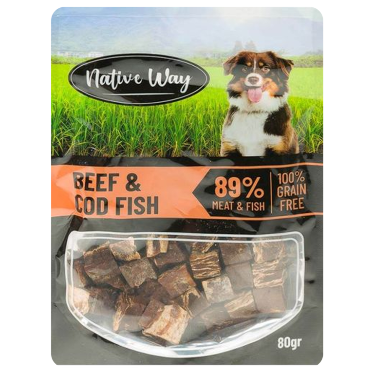 נייטיב וואי קוביות בקר 80 גרם