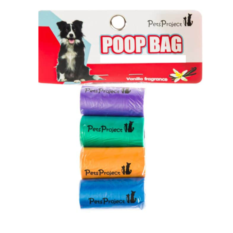 שקיות לאיסוף צרכים צבעוני 8 יחידות