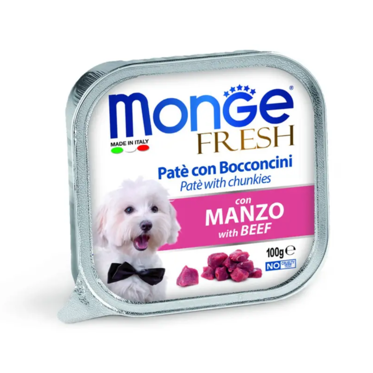 מונג פרש לכלב פטה נתחי בקר 100 גרם