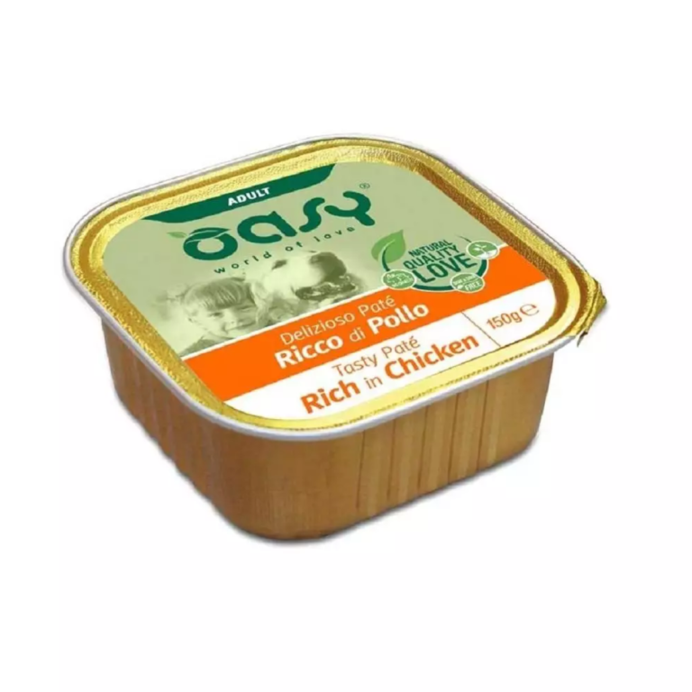 OASY מעדני פטה לכלב עוף 150 גרם