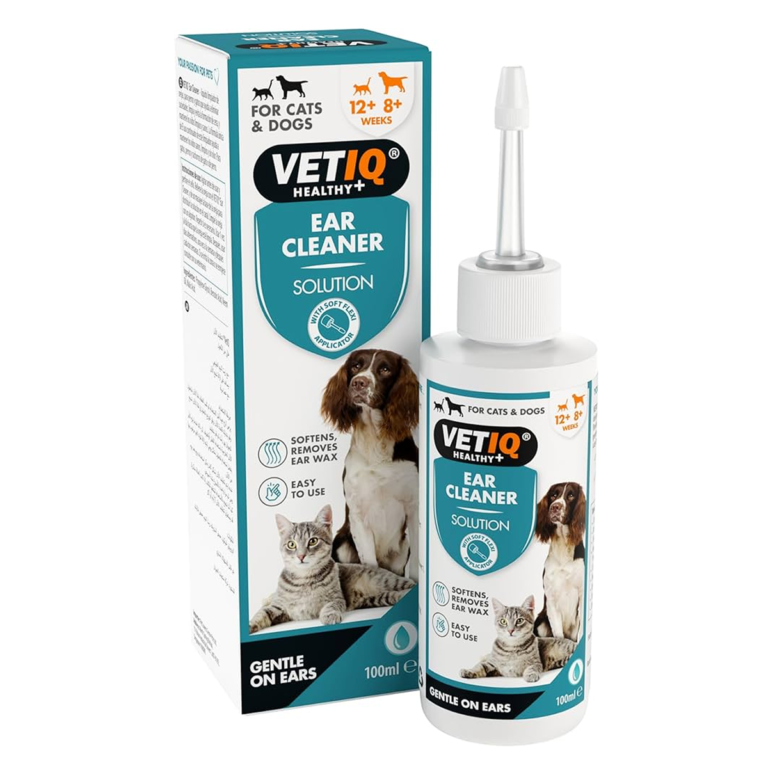 נוזל לניקוי אוזניים לכלב ולחתול VETIQ 100 מ"ל