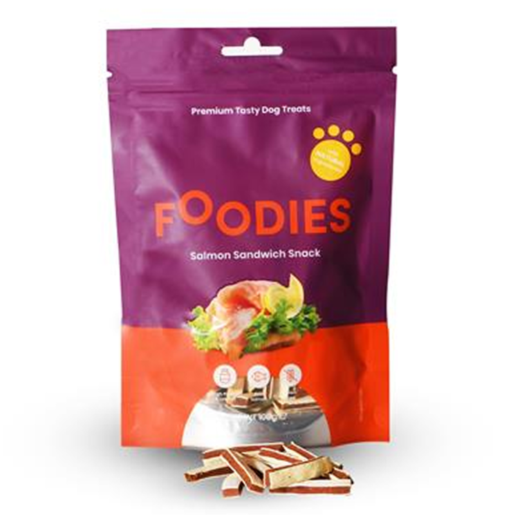 חטיף פודיס סנדוויץ סלמון 100 גרם