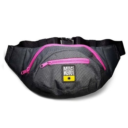 מקס אנד מוליז פאוץ מותניים איכותי למאלפים ורוד