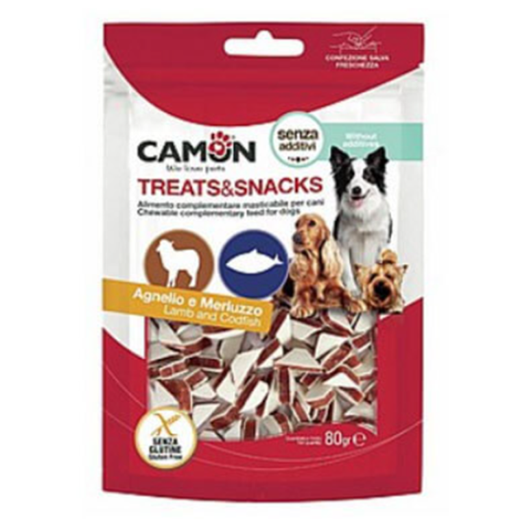 קמון חטיף משולשי כבש ודג 80 גרם