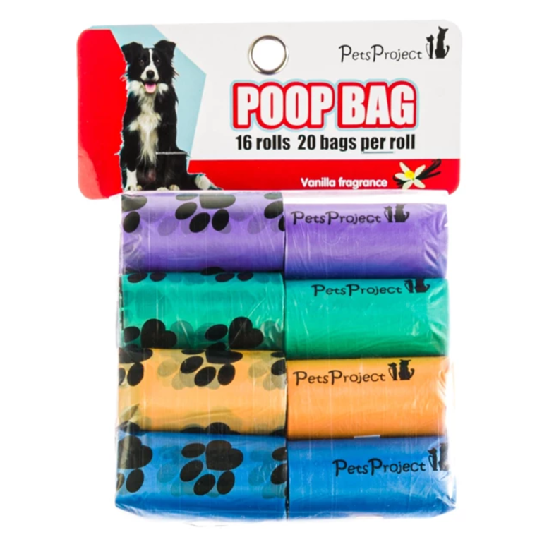 שקיות לאיסוף צרכים צבעוני 16 יחידות